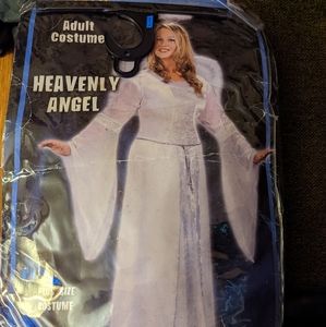 Women's plus Halloween angel costume